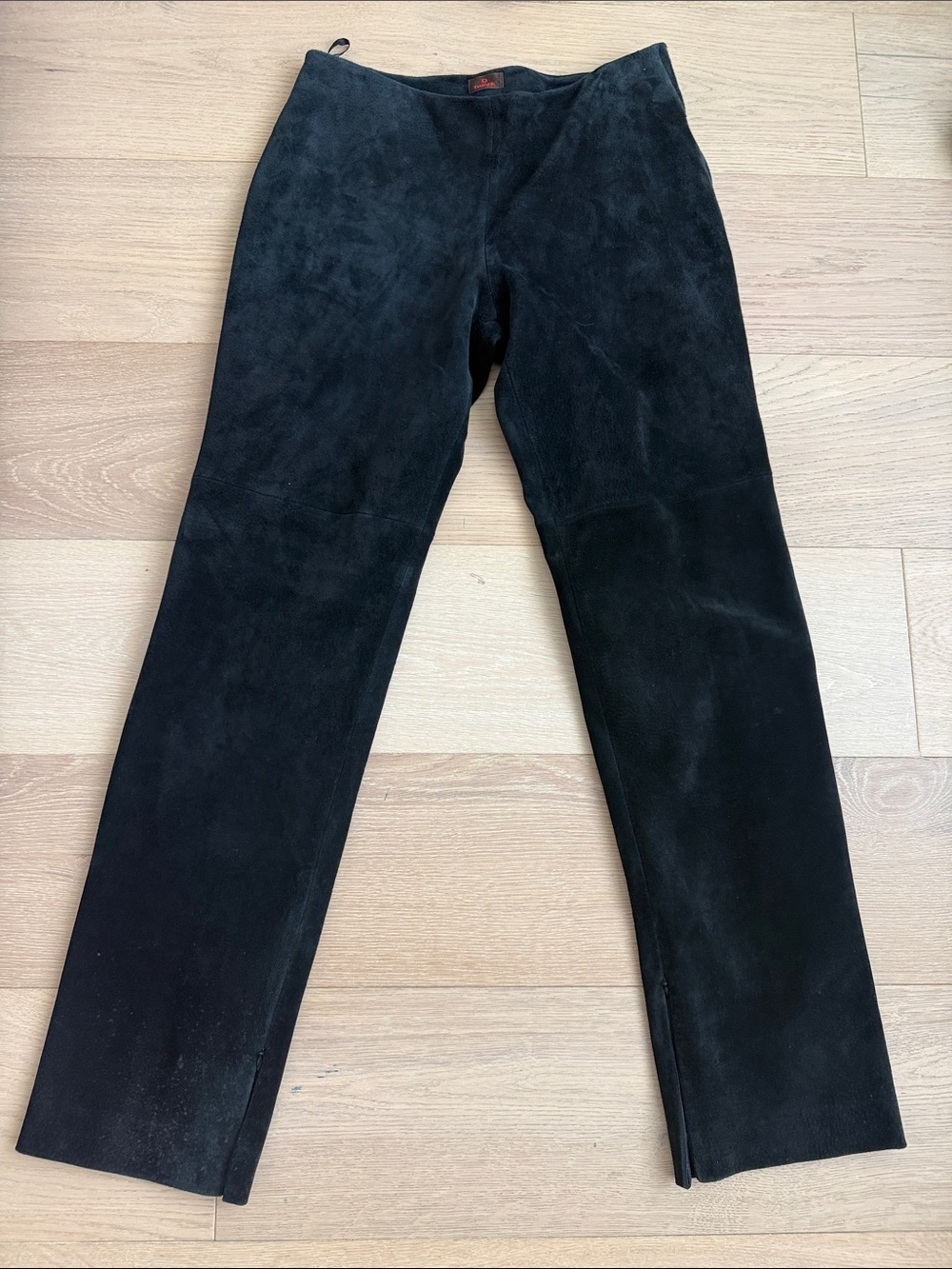 Danier relaxed fit genuine suede trousers